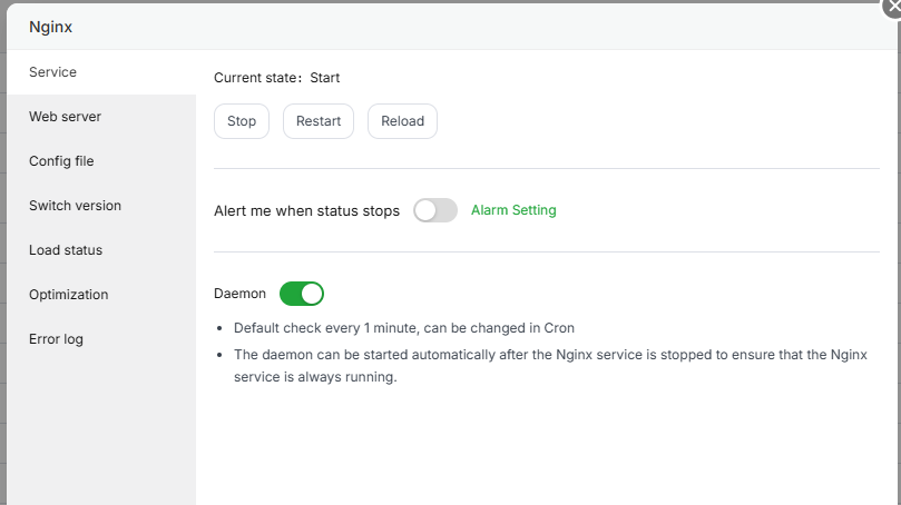 Hướng Dẫn Chuyển Đổi Web Server Trên aaPanel 4 WebServer aaPanel Install 2